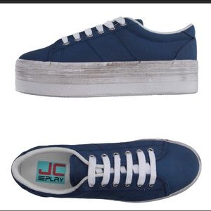 Jeffrey Campbell ,chunky sole distressed look sneakers